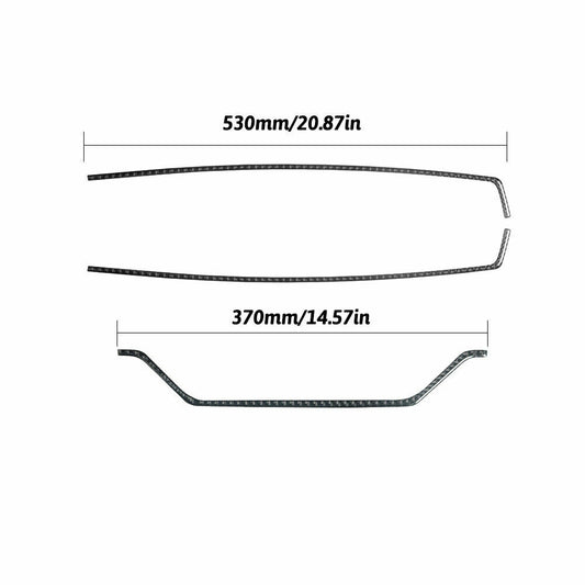 Passend für Ford Mustang Konsole Blende Rahmen Zierblende Abdeckung