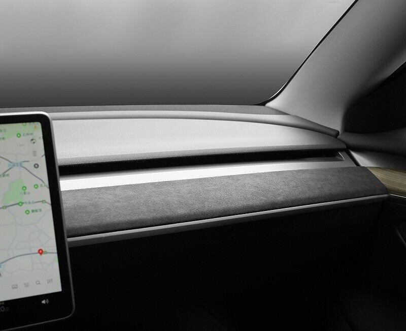 Passend für Tesla Model 3 Model Y Cockpit Armaturenbrett Dashboard Blende Dekor