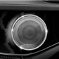 Passend für Mercedes C E GLC Strass Glitzer Blende Rahmen 4x Lautsprecher Ringe