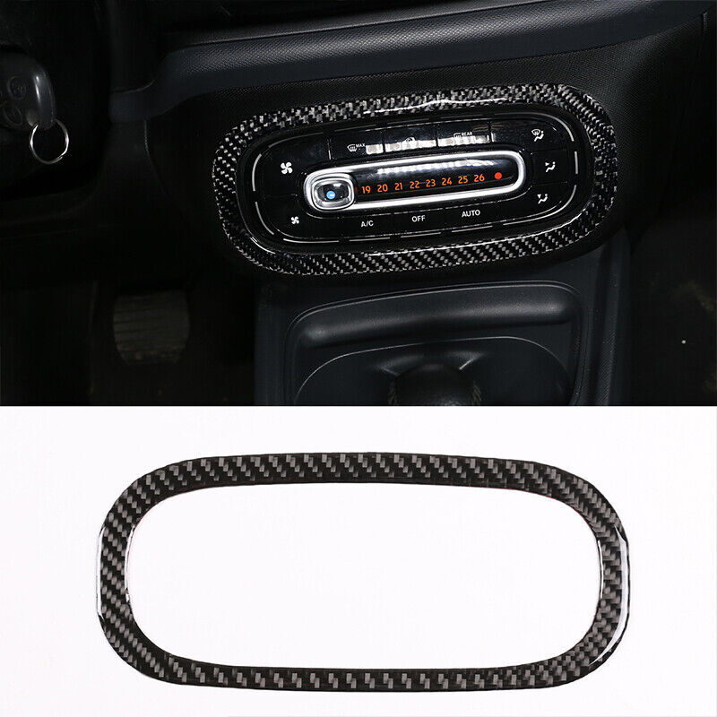 Passend für Smart Fortwo 453 ab 2015 Mittelkonsole Radio Blenden Abdeckung Carbo