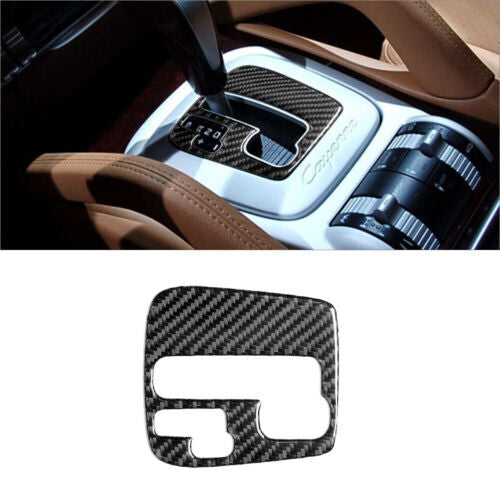 Passend für Porsche Cayenne 03-10 Gangschaltung Blenden Abdeckung Carbon