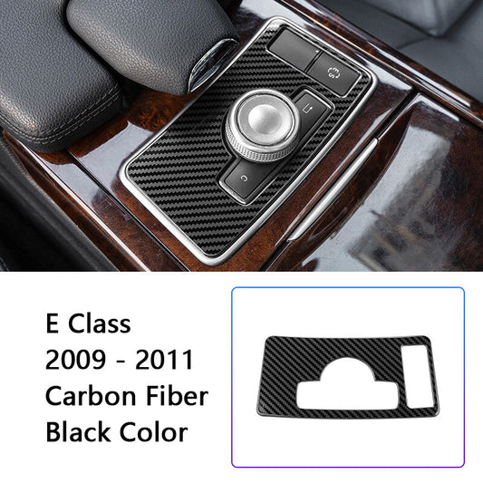 Passend für Mercedes E Mittelkonsole Blende Abdeckung Rahmen Carbon