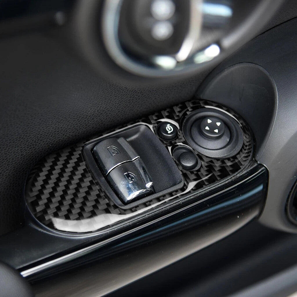 Passend für BMW Mini Cooper S 3DR F56 Fensterheber Rahmen Blenden Carbon