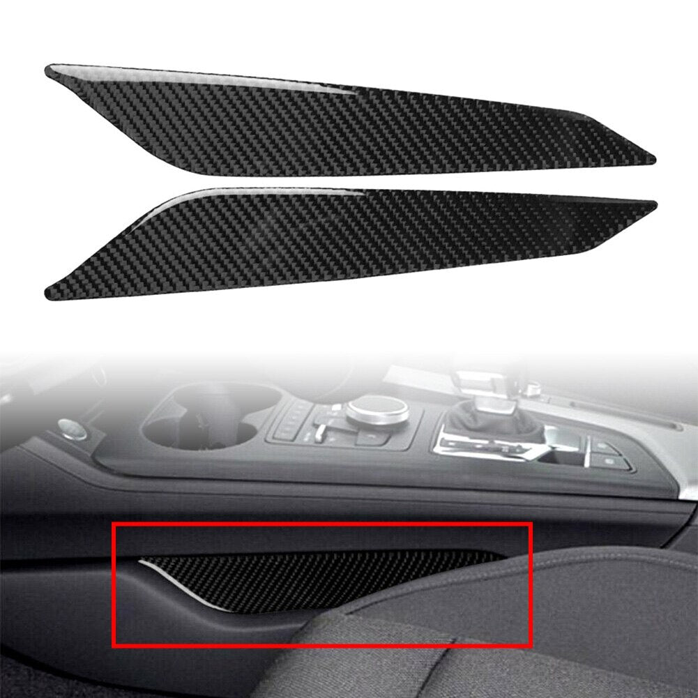 Passend für Audi A4 B9 2017-20 Mittelkonsole Blenden Abdeckungen Rahmen Carbon
