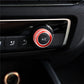 Passend für Audi A3 8V S3 Radio Knopf Regler Blenden Abdeckung Rahmen