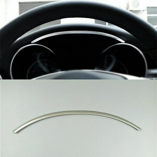 Passend für Mercedes Benz C Class W205 GLC Tachoblende aus Edelstahl Tacho Rahmen