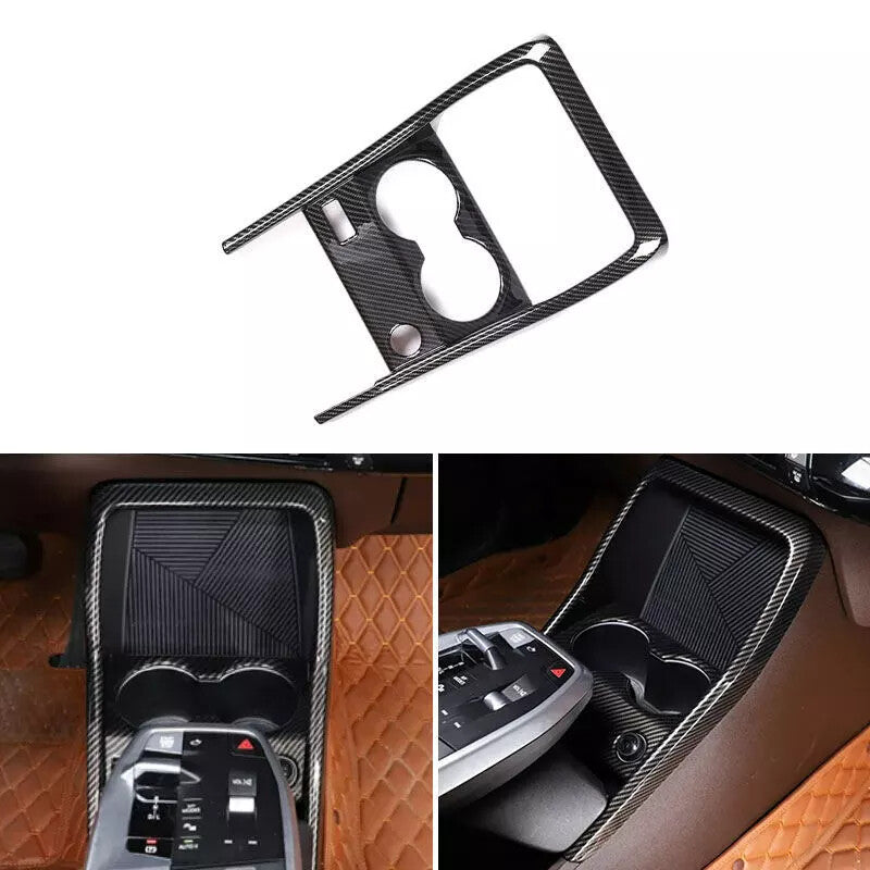 Passend für BMW X1 U11 Mittelkonsole Blende Rahmen Zierblende Carbon Cover