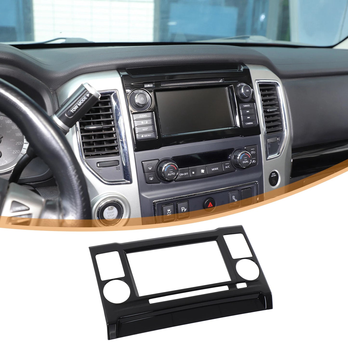 Passend für Nissan Titan 2016-2019 Radio Blende