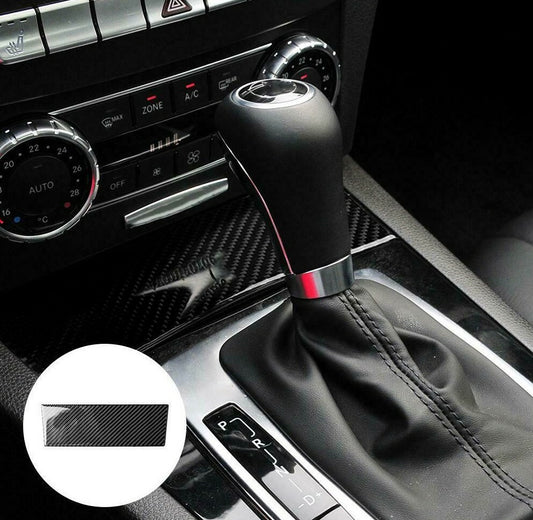Passend für Mercedes Benz W204 Zigarettenanzünder Abdeckung Blende Carbon Rahmen
