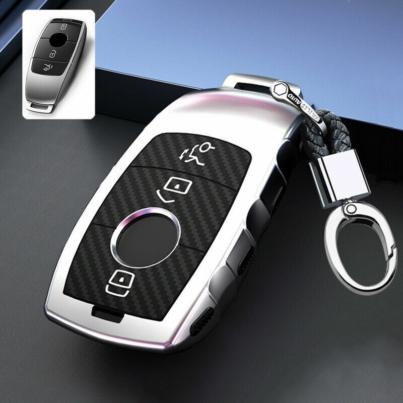Passend für Mercedes-Benz C S E Klasse Schlüsselcover Schlüssel Abdeckung Hülle