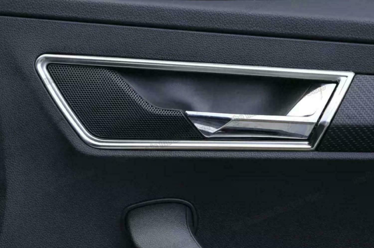 Passend für Skoda Kodiaq Türgriff Abdeckung Blenden Rahmen Tuning Silber