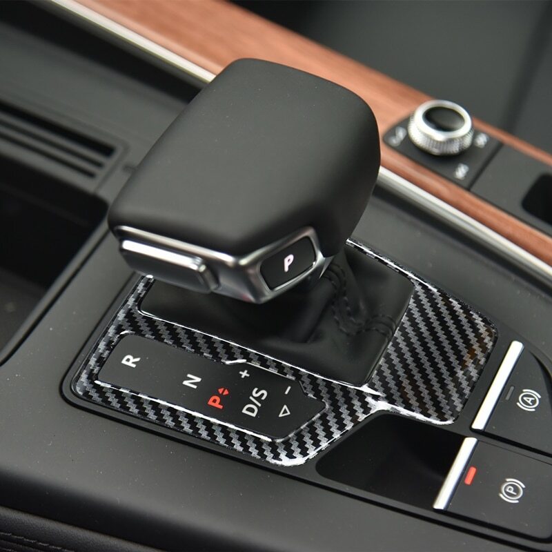 Passend für Audi A4 B9 2017-21 Schaltung Blende Abdeckung Rahmen Carbon