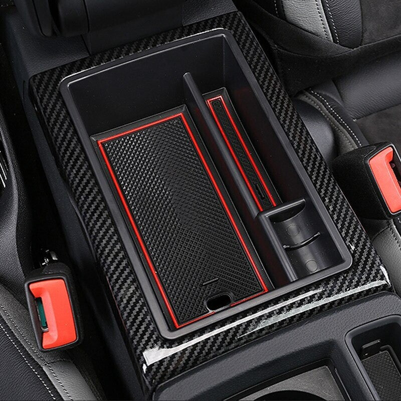 Passend für Audi Q3 Mittelarmlehne Carbon Blende Schutz Veredelung Rahmen