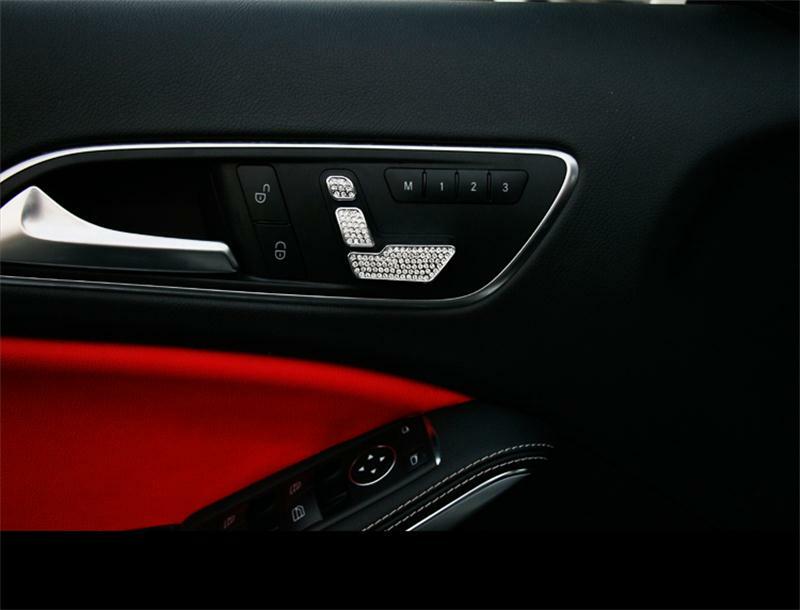 Passend für Mercedes Benz A GLA CLA B Sitzverstellung Strass Blenden Zier