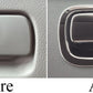 Passend für Mercedes Viano Vito V Handschuhfach Blenden Abdeckung Rahmen Silber