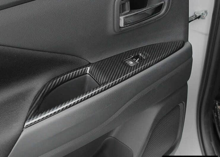 Passend für Mitsubishi Outlander Fensterheber Blenden Abdeckung Rahmen Carbon