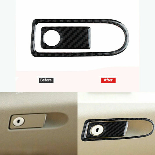 Passend für Kohlefaser Handschuhfach Aufkleber Blende Für Mercedes-Benz C-Klasse W204