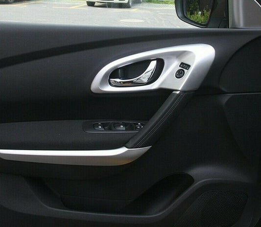 Passend für Renault Kadjar Türgriff Blende Schutz Tür Rahmen Cover Chrom Silber