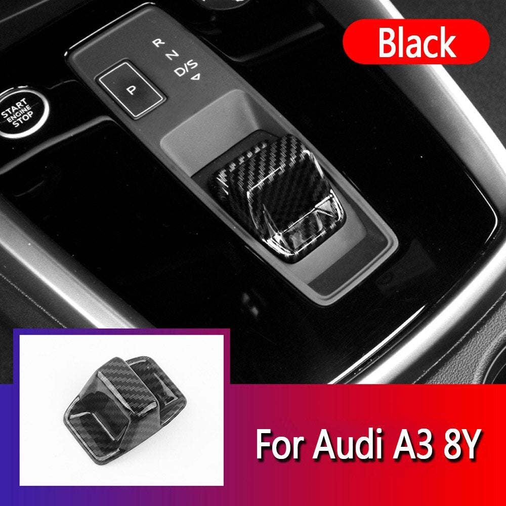Passend für Audi A3 S3 RS3 8YA 8YS GY 2020-22 Schaltung Blende Abdeckung Carbon