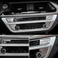 Passend für Radio Klima Rahmen Blende Abdeckung Chrome Matt Optik Passend Für BMW X3 G01