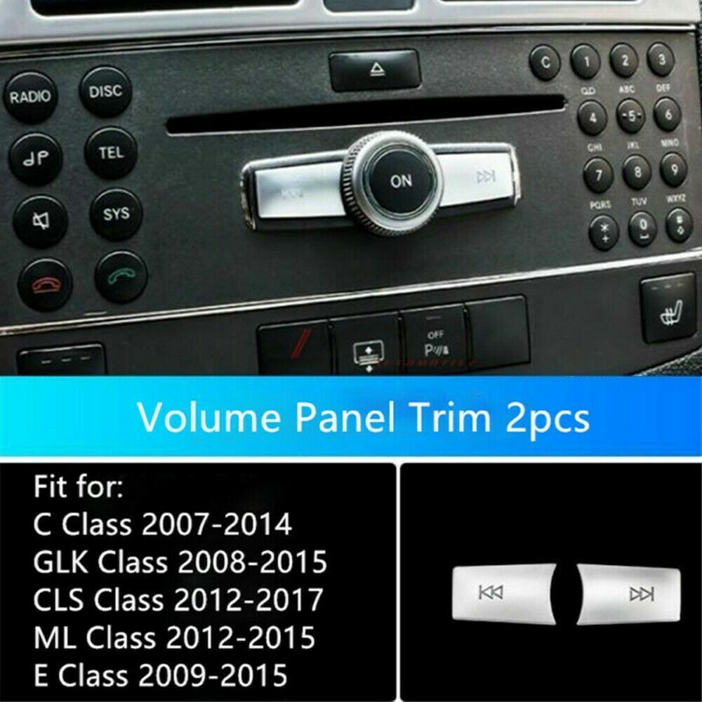 Passend für Mercedes C W204 E212 Radio Blenden Rahmen Zierblende Abdeckung