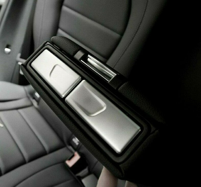 Passend für Mercedes C Class AMG W205 GLC X253 Becherhalter Blenden aus Edelstahl