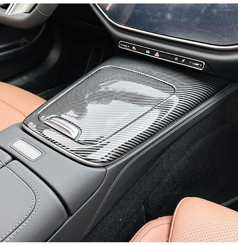 Passend für Mercedes W214 E Klasse Mittelkonsole Blenden Carbon Abdeckung