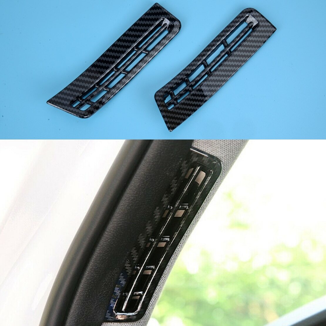 Passend für Hyundai Santa Fe Lüftung Blenden Abdeckung Tuning