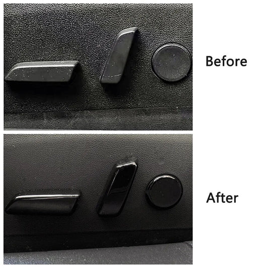 Passend für TESLA Model 3 2019 Sitzverstellung Blende Zierblende Abdeckung Schwar