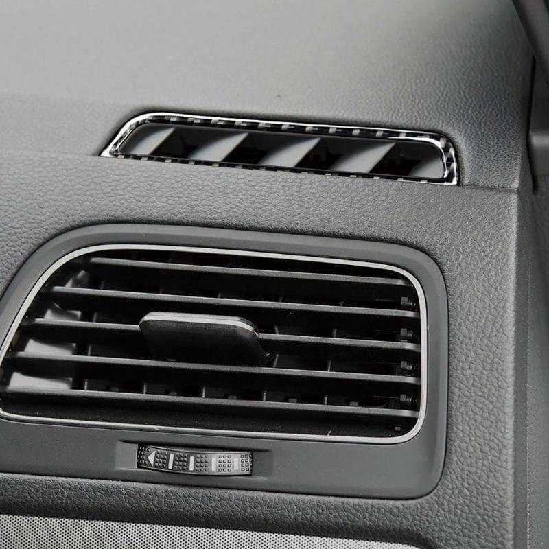 Passend für VW Golf 7 GTI GTD R TSI TDI Blende Lüftung Carbon Lüftungsblenden