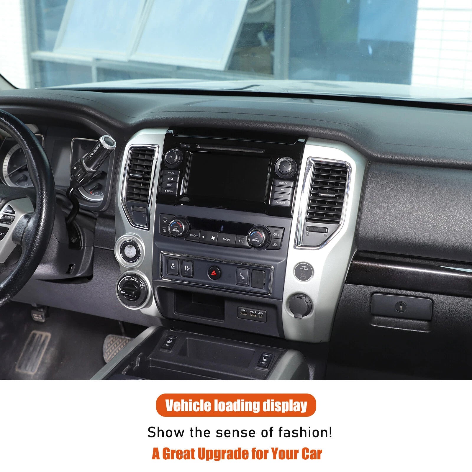 Passend für Nissan Titan 2016-2019 Radio Blende