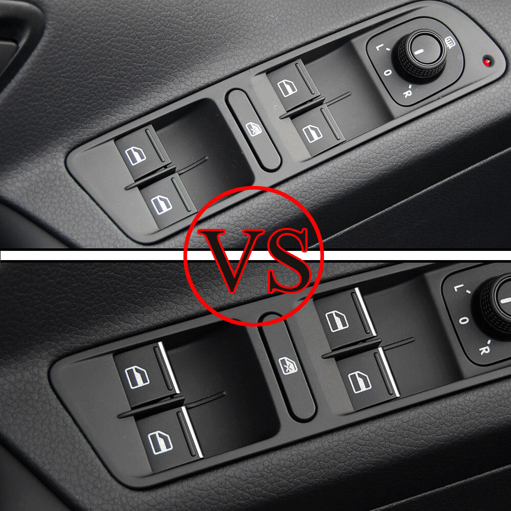 Passend für Skoda Octavia Fabia 2 Yeti Fensterheber Blenden Abdeckung Rahmen