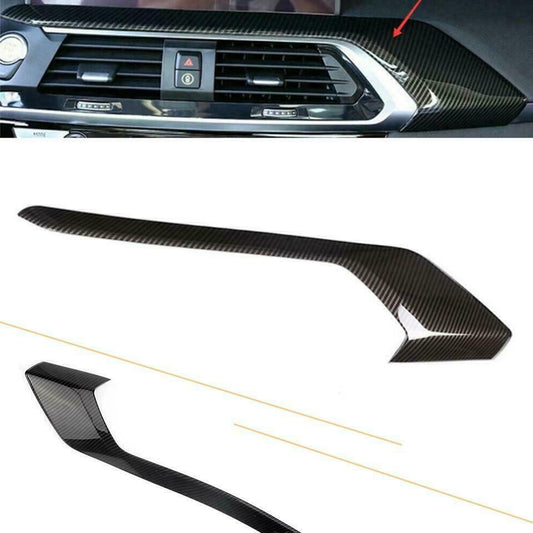 Passend für Armaturenbrett Mittelkonsole Passend Für BMW X3 G01 Rahmen Blende Carbon Optik
