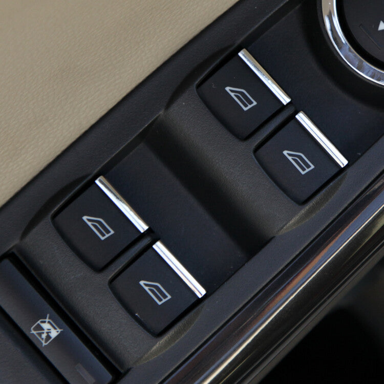Passend für Ford Focus MK3 MK4 2012-18 Fensterheber Blenden Abdeckung Rahmen