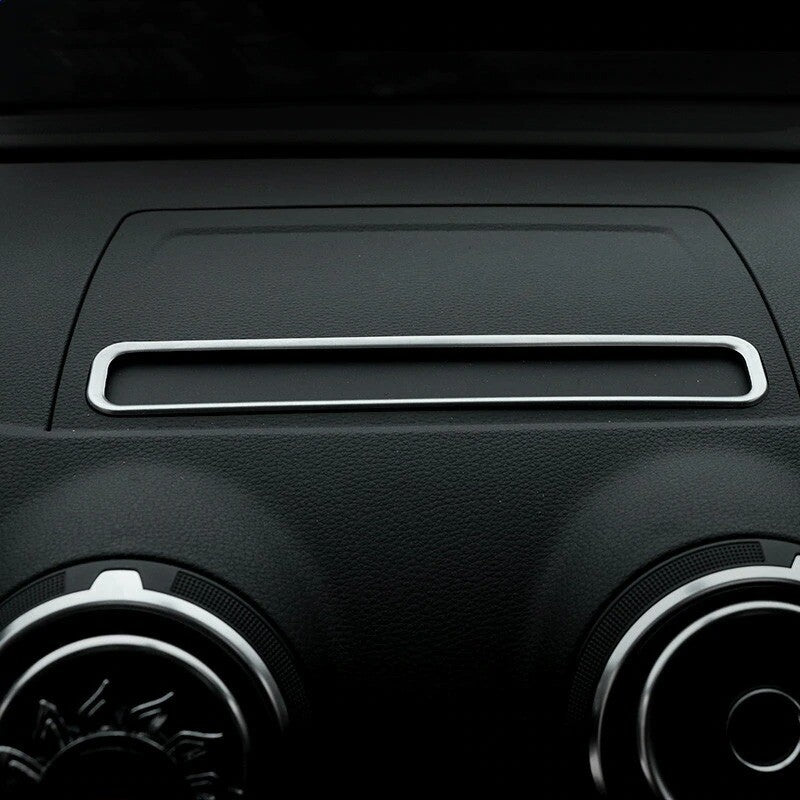Passend für Audi A3 Navigation Navi Zierrahmen aus Edelstahl Display Rahmen