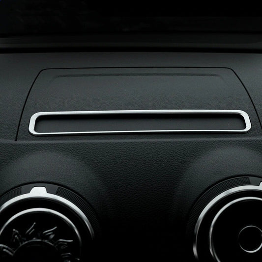 Passend für Audi A3 Navigation Navi Zierrahmen aus Edelstahl Display Rahmen