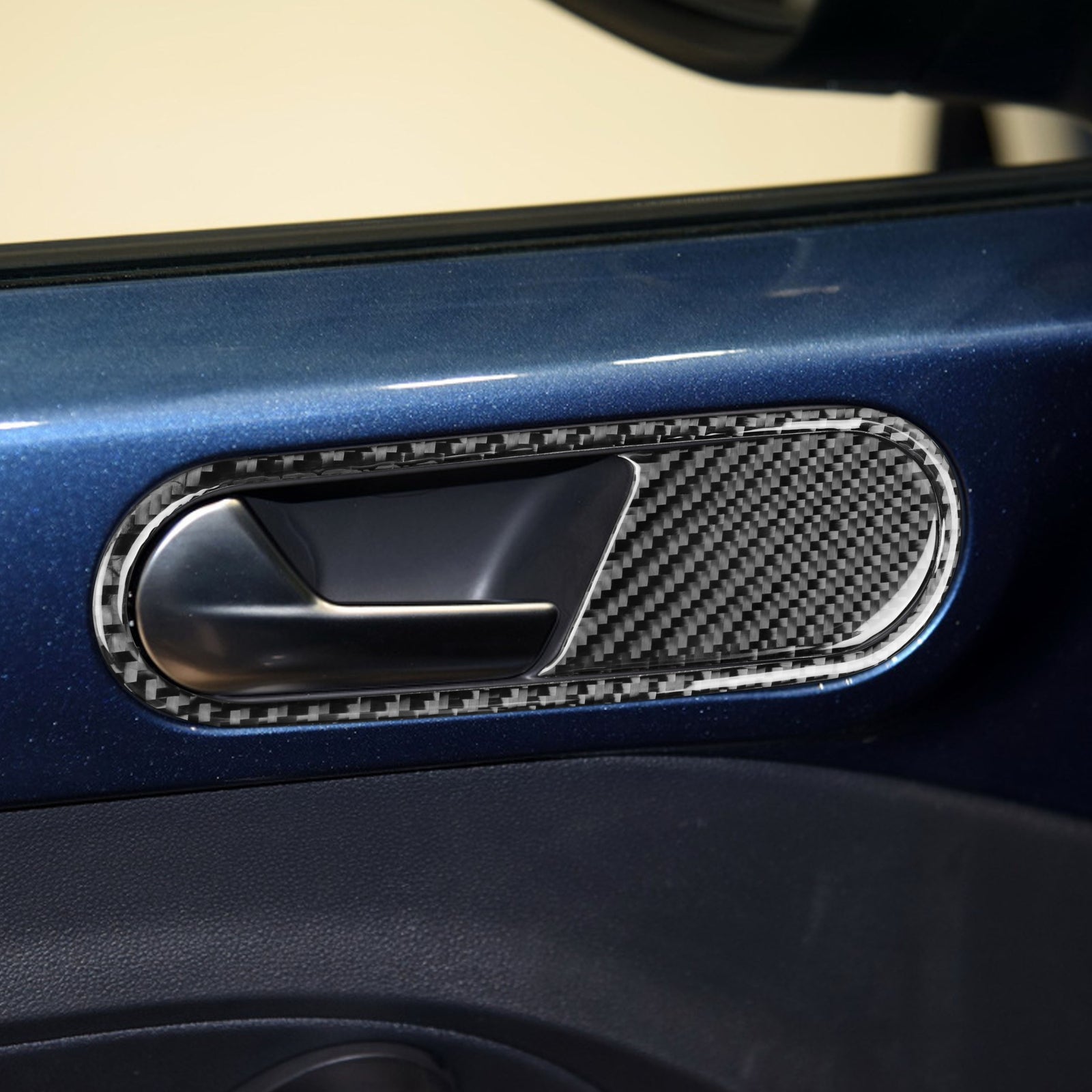 Passend für VW Beetle Türgriff Blenden Abdeckung Rahmen Carbon