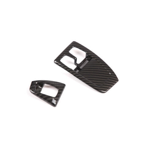 Passend für Smart Fortwo 451 Fensterheber Blenden Abdeckung Carbon