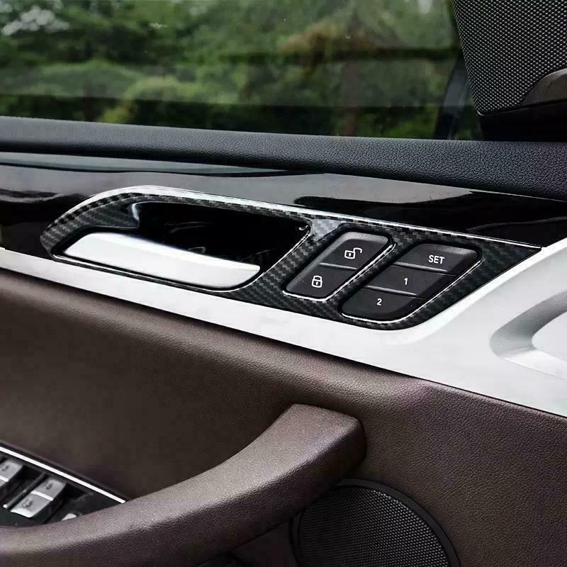 Passend für Türgriff Schalen Rahmen Zier Blende Carbon Matt Optik Passend Für BMW X3 G01