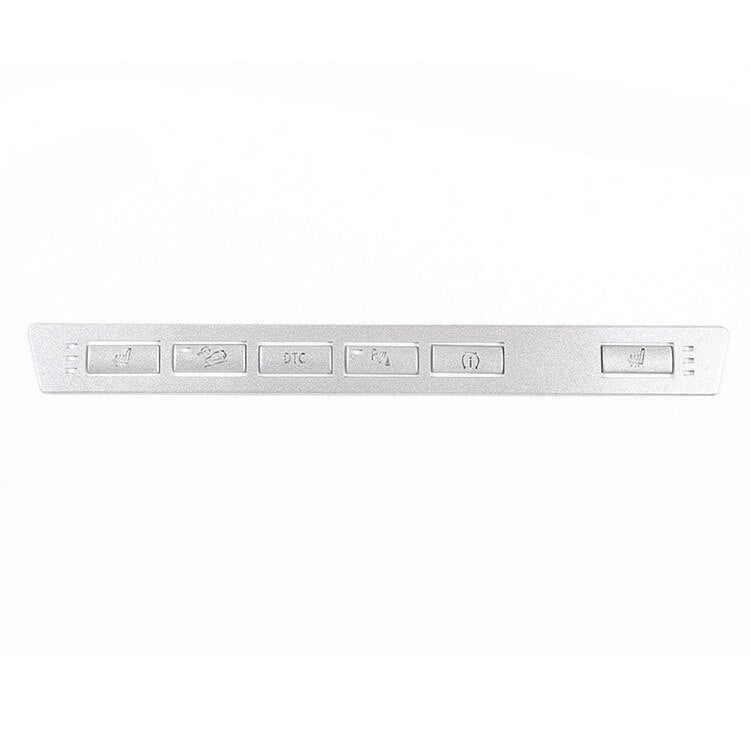 Passend für BMW X3 E83 2006-10 Tasten Blenden Abdeckungen Rahmen Silber