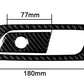 Passend für Audi A4 B9 2017-19 Handschuhfach Blende Abdeckung Rahmen Carbon