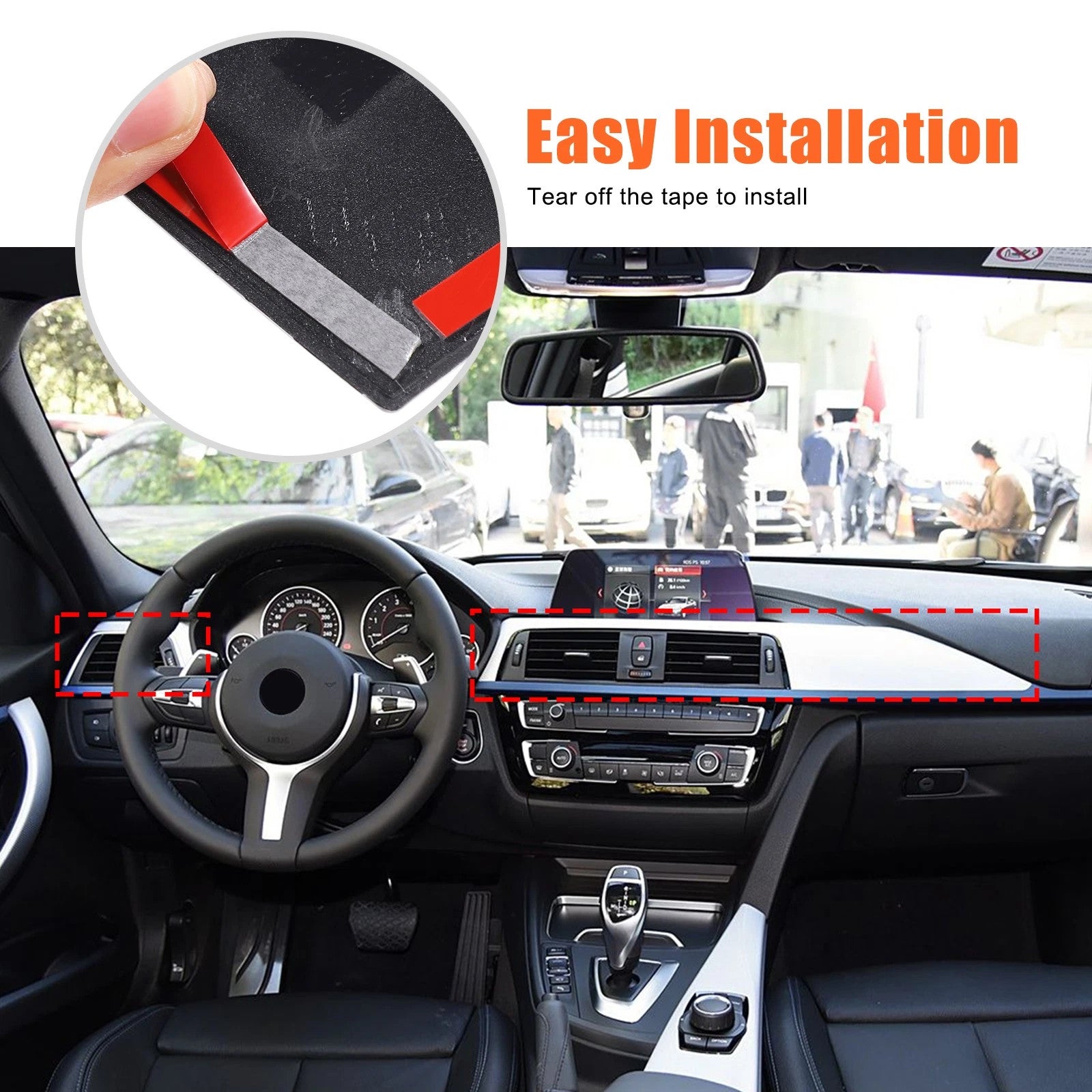 Passend für Bmw 3 Series F30 F31 2012-2019 Mittelkonsole Blende