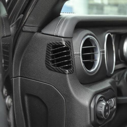 Passend für Jeep Wrangler Lüftung Düsen Blenden Abdeckung Carbon