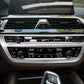 Passend für Radio Klima Rahmen Blende Abdeckung Chrome Matt Optik Passend Für BMW X3 G01