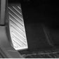 Passend für VW Golf 8 2021 Fußablage Blende Zierblende Abdeckung Silber