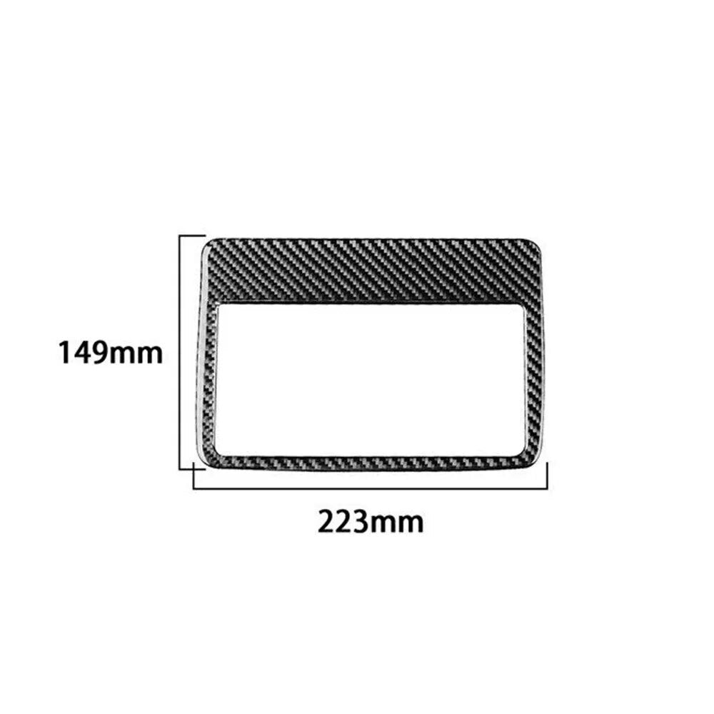 Passend für Audi Q3 2013-18 Display Blende Abdeckung Rahmen Carbon