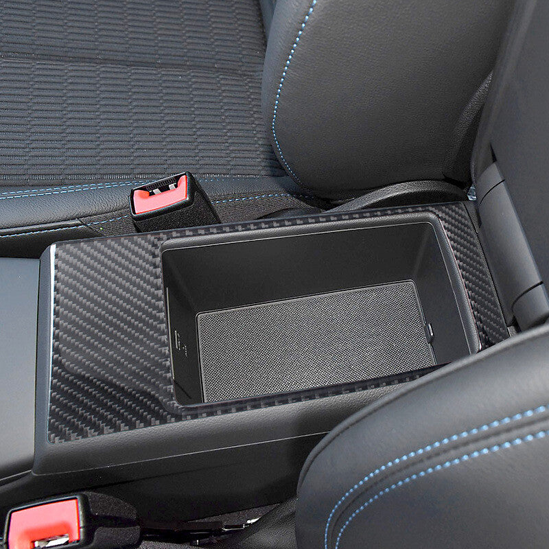 Passend für Audi A3 8V 2014-19 Armlehne Blende Abdeckung Rahmen Carbon