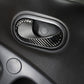 Passend für Benz Smart Fortwo Türgriffe Blenden Abdeckung Carbon