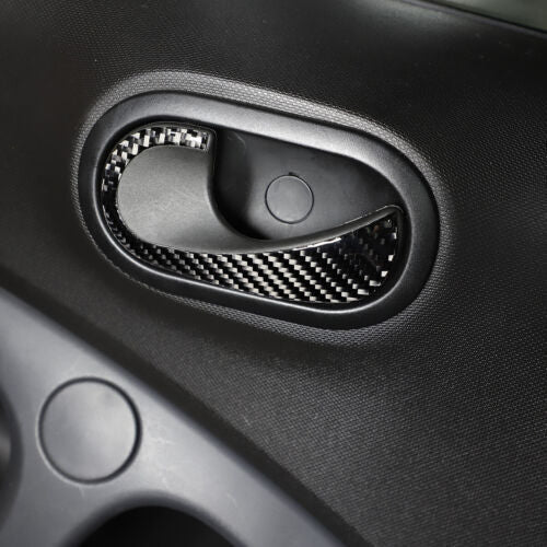 Passend für Benz Smart Fortwo Türgriffe Blenden Abdeckung Carbon