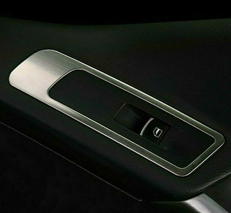 Passend für VW Tiguan Fensterheber Blenden Zierrahmen Edelstahl Rahmen